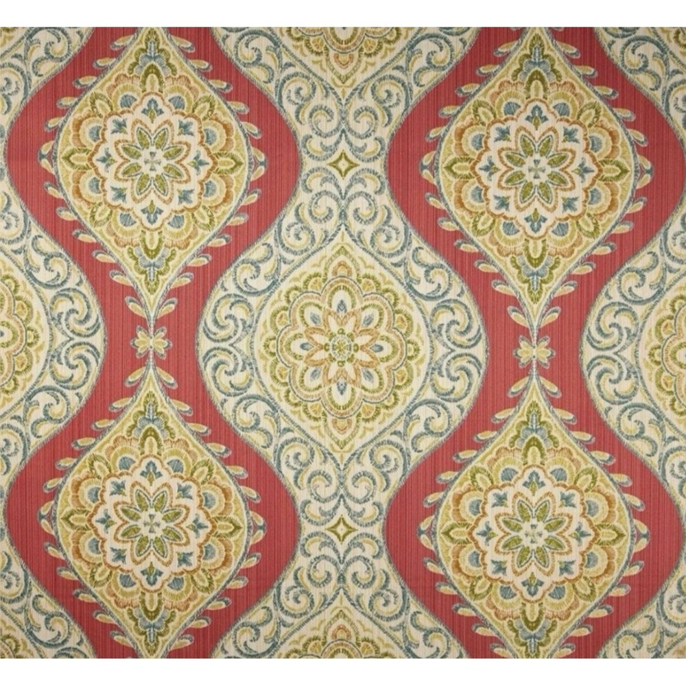 (2) Waverly Moonlit Medallion Curtain Panels 52x84 Cotton Multicolor Rod Pocket - Picture 6 of 7